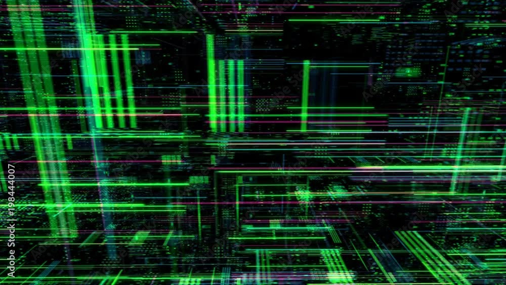 Poster abstract digital matrix particles grid virtual reality abstract cyber space science and technology b