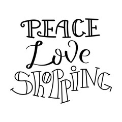 Hand drawn modern image with hand-lettering and decoration elements. Inspirational quote. Illustration for prints on t-shirts and bags, posters, cards.