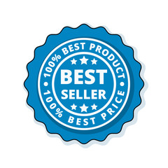 Best Seller label illustration