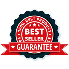 Best Seller label illustration