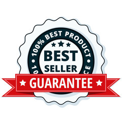 Best Seller label illustration