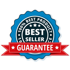 Best Seller label illustration
