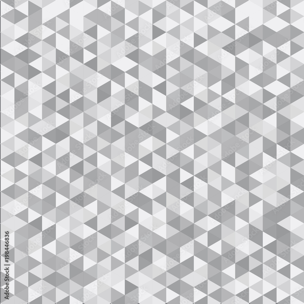 Poster abstract striped geometric triangle pattern gray color background and texture.
