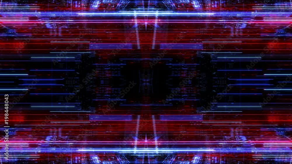 Poster abstract technology pattern with connecting lines and dots. digital scientific, matrix particles gri