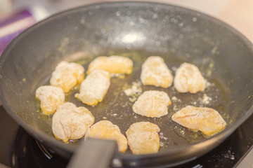 cuisson à la poêle