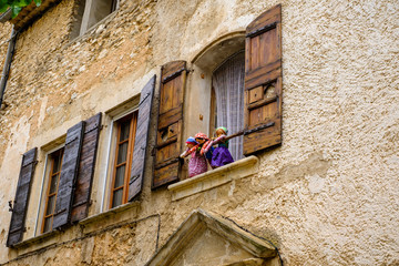 Fototapeta na wymiar Façade d'une maison en Provence, France.