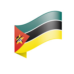 Mozambique flag, vector illustration