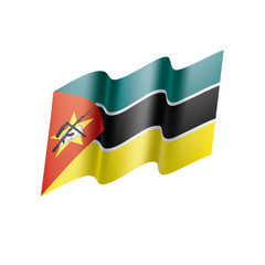 Mozambique flag, vector illustration