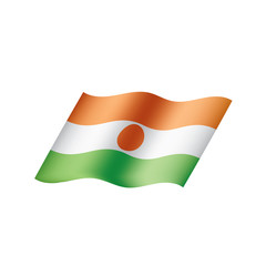 Niger flag, vector illustration