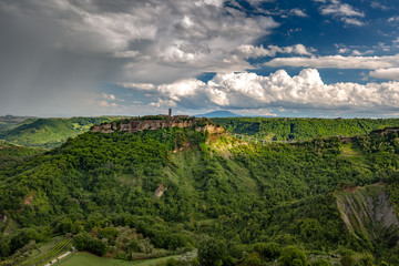 Obraz premium Old historic town in Italy