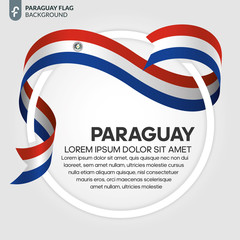 Paraguay flag background