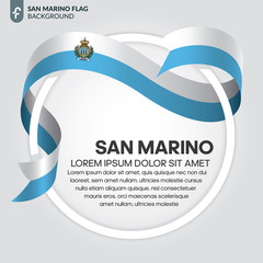 San Marino flag background