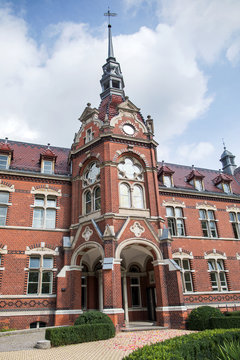 Berlin, AUG 25. 2017: The beautiful Standesamt Neuk lln at Germany.