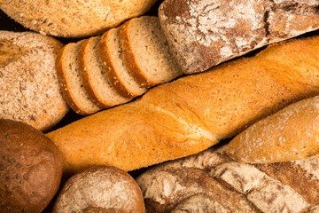 Assorted products breads