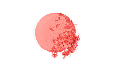 Crushed Pink Blush. Cosmetics Products For Makeup