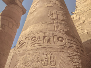 Luxor monuments and colomns