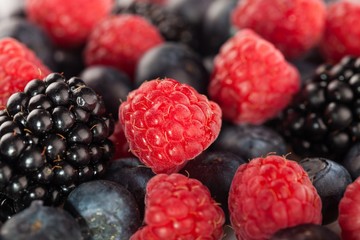 Mixed colorful Berries