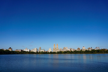 Fototapeta premium Manhattan view from Central Park