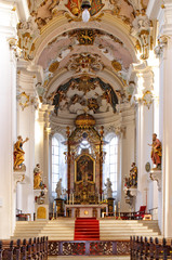 Fototapeta na wymiar Stiftskirche Sankt Vitus in Ellwangen