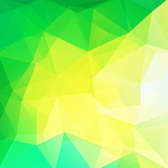 Abstract polygonal vector background. Green geometric vector illustration. Creative design template.