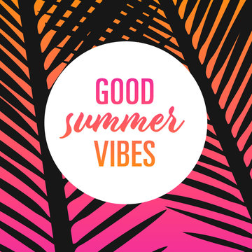 good summer vibes – template