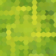 Background made of green hexagons. Square composition with geometric shapes. Eps 10