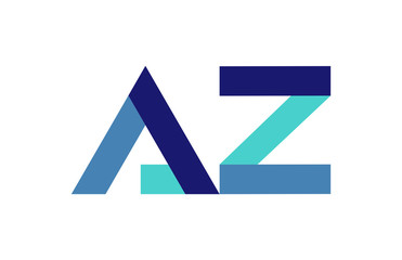 AZ Ribbon Letter Logo