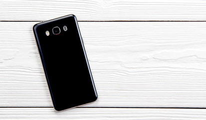 New black smartphone