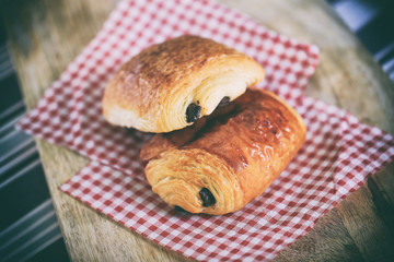 pain au chocolat,petit déjeuner