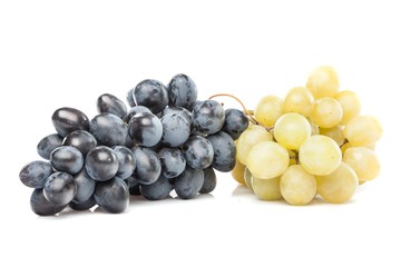 White And Red Grape Clusters