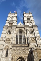 Fototapeta na wymiar Westminster Abbey facade