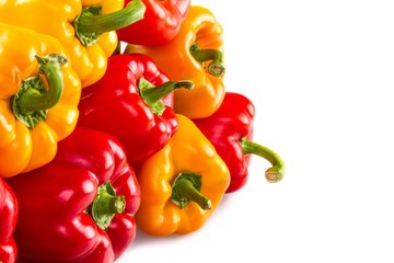 Bright bell peppers