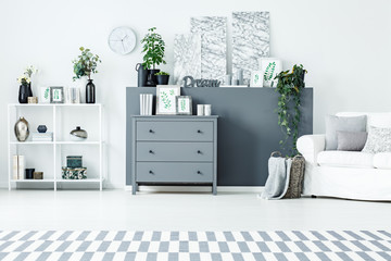 Scandinavian dresser in modern interior