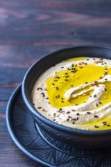 Bowl of hummus
