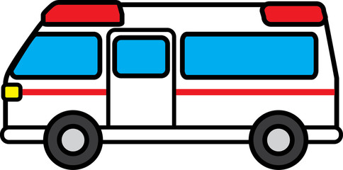 救急車のイラスト © scb13