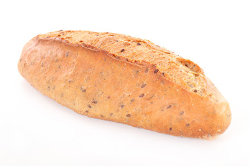 bread isolated on white background