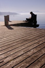 entspannt am Starnberger See in Bayern