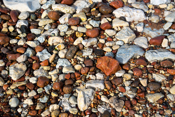 colorful pebbles texture