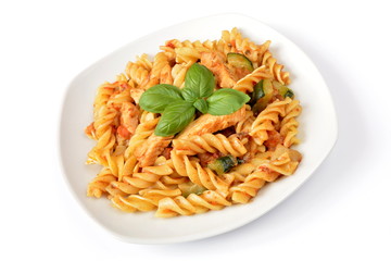 kurczak z makaronem i warzywami © robert6666