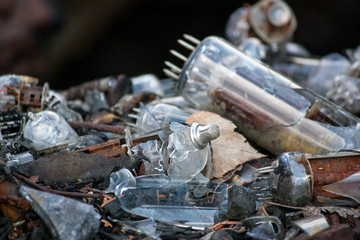 broken vacuum tubes