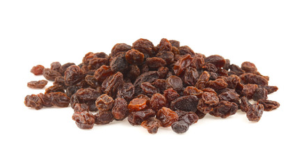 raisins isolated on white background