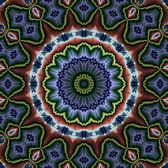 abstrakt fraktal mandala design