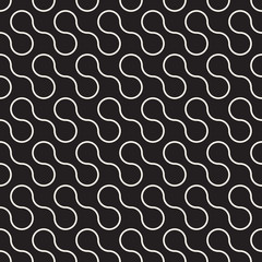 Vector seamless pattern. Modern stylish abstract texture. Repeating geometric tiles