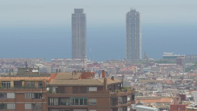 Mapfre Tower and Hotel Arts in Barcelona