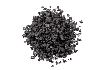 heap of black Hawaiian lava salt © Volodymyr Shevchuk