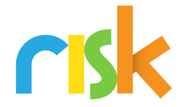 RISK Colourful Letters Icon