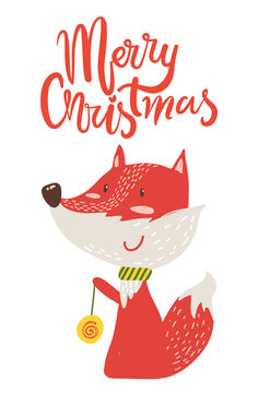 Merry Christmas Poster Congratulation from Fox