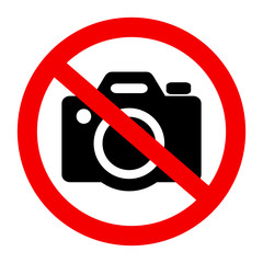Fototapeta znak zakaz fotografowania obraz