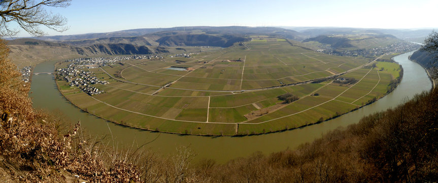Panorama Piesport & Neumagen-Dhron