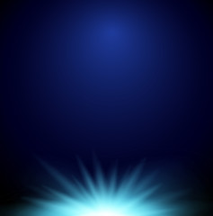 Background design with bright light